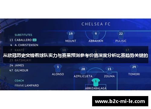 从欧冠历史交锋看球队实力与赛果预测参考价值深度分析比赛趋势关键的