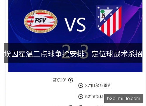 埃因霍温二点球争抢安排：定位球战术杀招